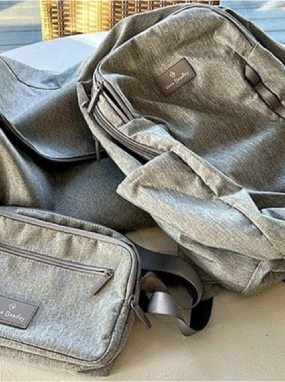 Vera Bradley Backpack Set in Gray